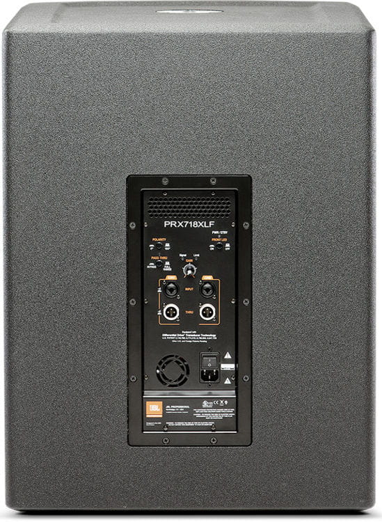 subwoofer jbl PRX718XLF tył subwoofer jbl PRX718XLF tył